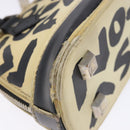 LOUIS VUITTON Monogram graffiti Armahorizontal Hand Bag Black M92175 Auth 139384-9