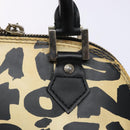 LOUIS VUITTON Monogram graffiti Armahorizontal Hand Bag Black M92175 Auth 139384-17