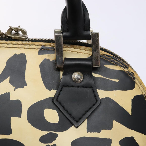 LOUIS VUITTON Monogram graffiti Armahorizontal Hand Bag Black M92175 Auth 139384