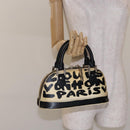 LOUIS VUITTON Monogram graffiti Armahorizontal Hand Bag Black M92175 Auth 139384-23