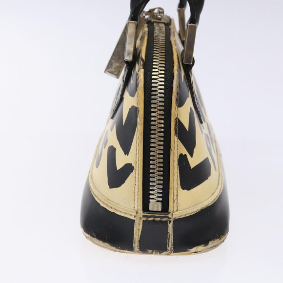 LOUIS VUITTON Monogram graffiti Armahorizontal Hand Bag Black M92175 Auth 139384