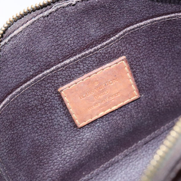 LOUIS VUITTON Monogram Vernis Pochette Cosmetic PM Amarante M91495 Auth 139388