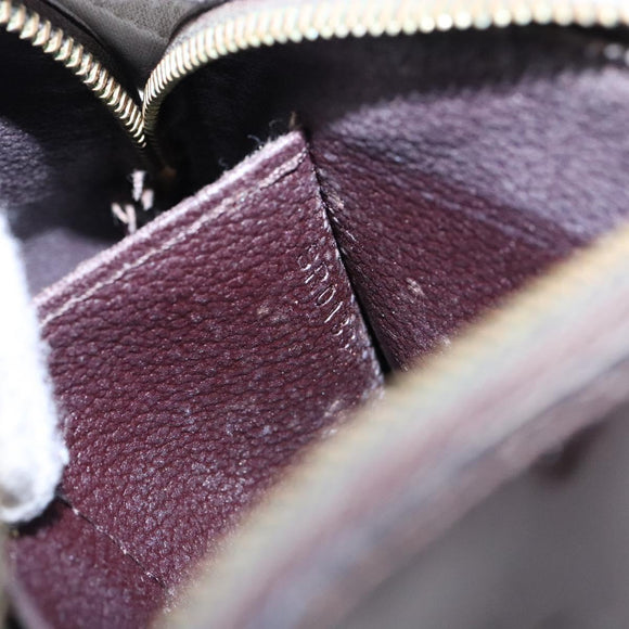 LOUIS VUITTON Monogram Vernis Pochette Cosmetic PM Amarante M91495 Auth 139388