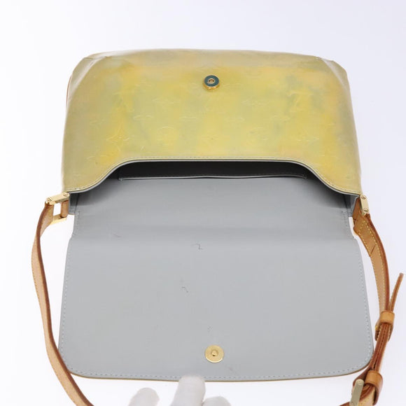 LOUIS VUITTON Monogram Vernis Thompson Street Bag Gris M91008 LV Auth 139391