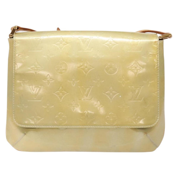 LOUIS VUITTON Monogram Vernis Thompson Street Bag Gris M91008 LV Auth 139391