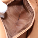 CELINE Macadam Canvas Shoulder Bag PVC Leather Brown Gold Auth 139393-23