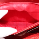 CELINE Shoulder Bag Leather Brown Gold Auth 139394-11