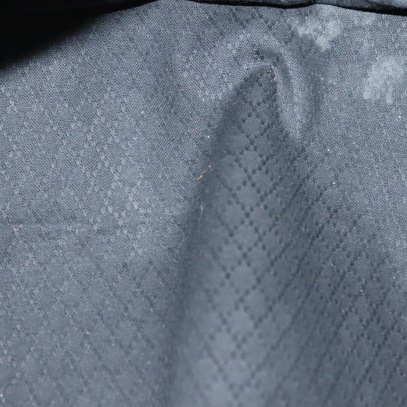 FENDI Zucca Canvas Hand Bag PVC Black Brown Auth 139395