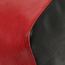 LOUIS VUITTON Epi Petit Noe Shoulder Bag Bicolor Black Red M44017 LV Auth 139399-16