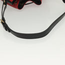 LOUIS VUITTON Epi Petit Noe Shoulder Bag Bicolor Black Red M44017 LV Auth 139399-7