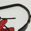 LOUIS VUITTON Epi Petit Noe Shoulder Bag Bicolor Black Red M44017 LV Auth 139399-8