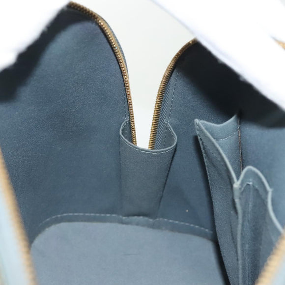 LOUIS VUITTON Monogram Vernis Alma PM Hand Bag Veil Olive M91582 LV Auth 139401