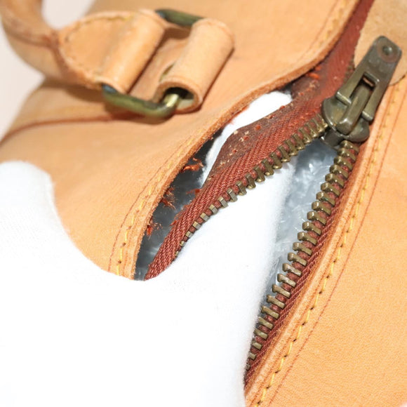 LOUIS VUITTON Nomad Keepall 50 Boston Bag Vintage Beige M85391 LV Auth 139402