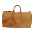 LOUIS VUITTON Nomad Keepall 50 Boston Bag Vintage Beige M85391 LV Auth 139402-13