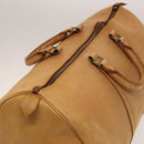 LOUIS VUITTON Nomad Keepall 50 Boston Bag Vintage Beige M85391 LV Auth 139402-6