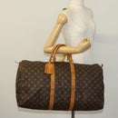 LOUIS VUITTON Monogram Keepall 55 Boston Bag M41424 LV Auth 139406-22