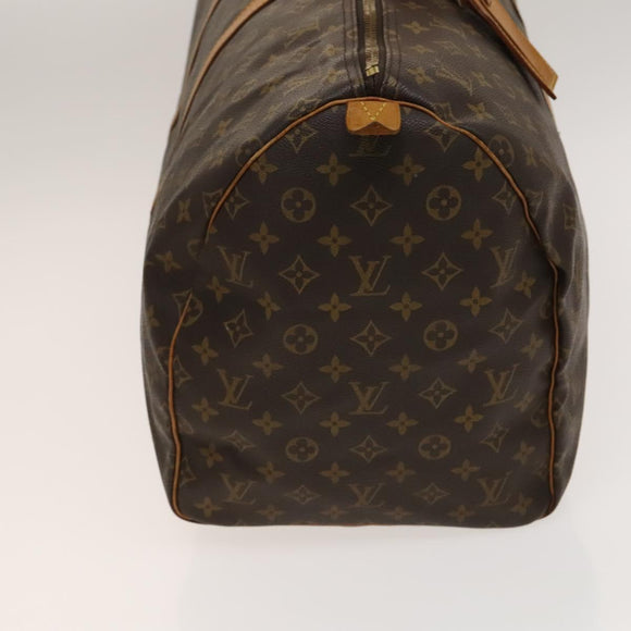 LOUIS VUITTON Monogram Keepall 55 Boston Bag M41424 LV Auth 139406