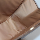 CELINE Macadam Canvas Tote Bag PVC Leather Brown Gold Auth 139407-18