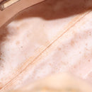 FENDI Zucchino Canvas Hand Bag Silver Gold Auth 139411-11