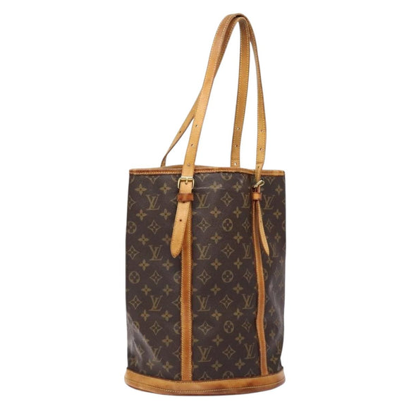 LOUIS VUITTON Monogram Bucket GM Shoulder Bag M42236 LV Auth 139420