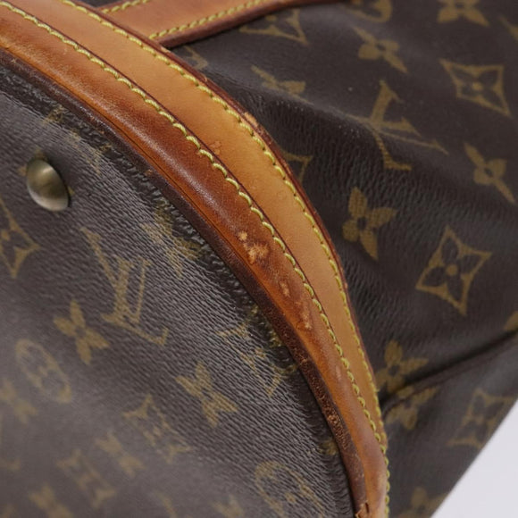 LOUIS VUITTON Monogram Bucket GM Shoulder Bag M42236 LV Auth 139420