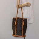 LOUIS VUITTON Monogram Bucket GM Shoulder Bag M42236 LV Auth 139420-23