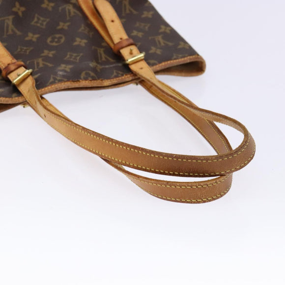 LOUIS VUITTON Monogram Bucket GM Shoulder Bag M42236 LV Auth 139420