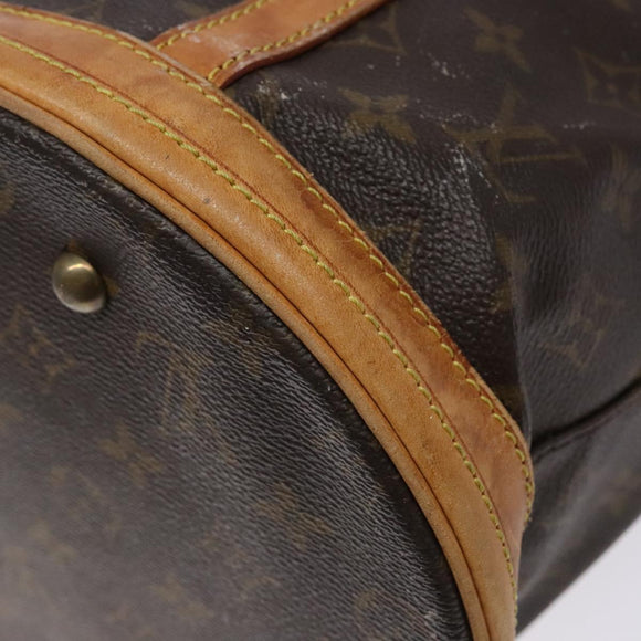 LOUIS VUITTON Monogram Bucket GM Shoulder Bag M42236 LV Auth 139423