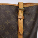 LOUIS VUITTON Monogram Bucket GM Shoulder Bag M42236 LV Auth 139423-19