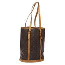 LOUIS VUITTON Monogram Bucket GM Shoulder Bag M42236 LV Auth 139423-1