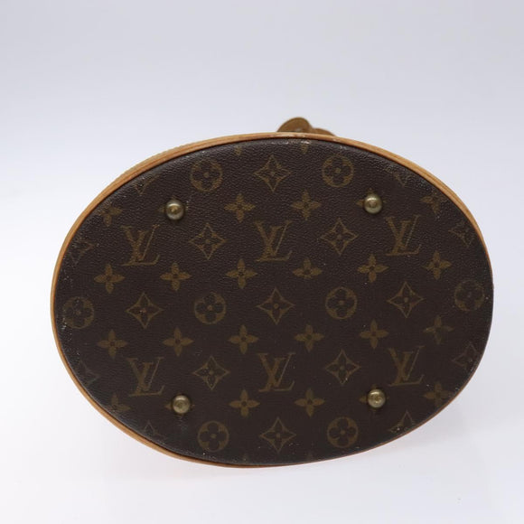 LOUIS VUITTON Monogram Bucket GM Shoulder Bag M42236 LV Auth 139423