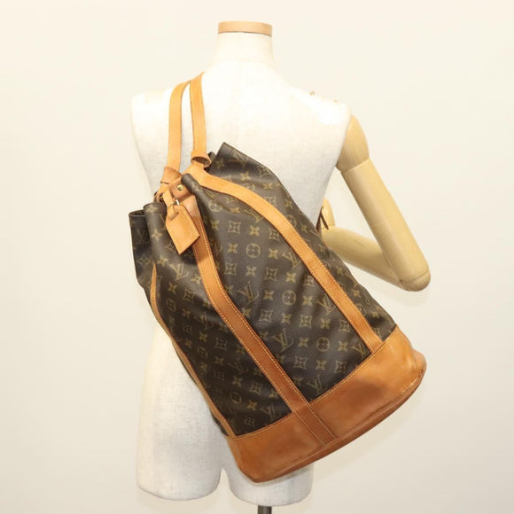 LOUIS VUITTON Monogram Randonnee GM Shoulder Bag M42244 LV Auth 139425