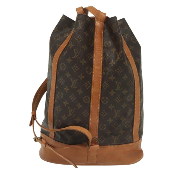 LOUIS VUITTON Monogram Randonnee GM Shoulder Bag M42244 LV Auth 139425