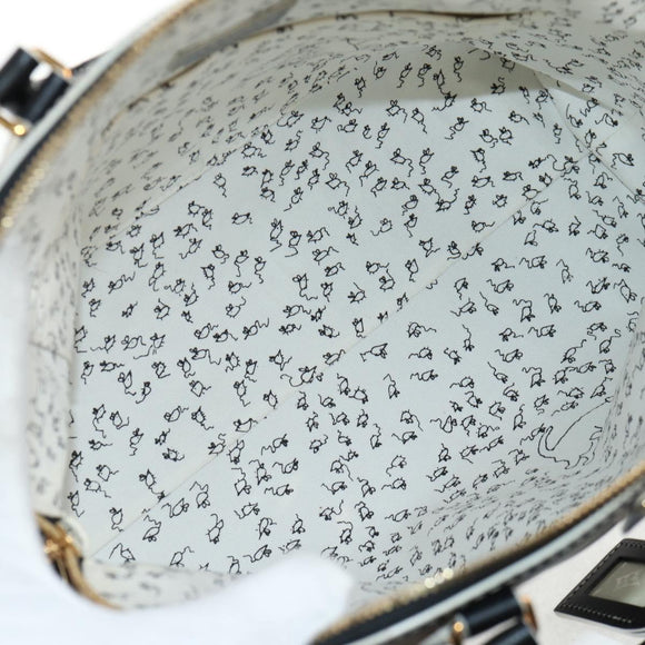 LOUIS VUITTON Catgram Alma Soup Hand Bag Black M44403 LV Auth 139431SM