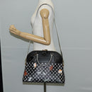 LOUIS VUITTON Catgram Alma Soup Hand Bag Black M44403 LV Auth 139431SM-31