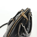 LOUIS VUITTON Catgram Alma Soup Hand Bag Black M44403 LV Auth 139431SM-7