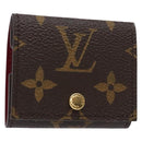 LOUIS VUITTON Monogram Etui Ektur Earphone case Fuchsia M61476 LV Auth 139432-1