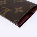 LOUIS VUITTON Monogram Etui Ektur Earphone case Fuchsia M61476 LV Auth 139432-15