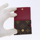 LOUIS VUITTON Monogram Etui Ektur Earphone case Fuchsia M61476 LV Auth 139432-9