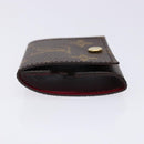 LOUIS VUITTON Monogram Etui Ektur Earphone case Fuchsia M61476 LV Auth 139432-4