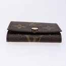 LOUIS VUITTON Monogram Etui Ektur Earphone case Fuchsia M61476 LV Auth 139432-6