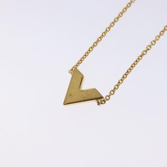LOUIS VUITTON Essential V Bracelet Gold M61084 LV Auth 139434