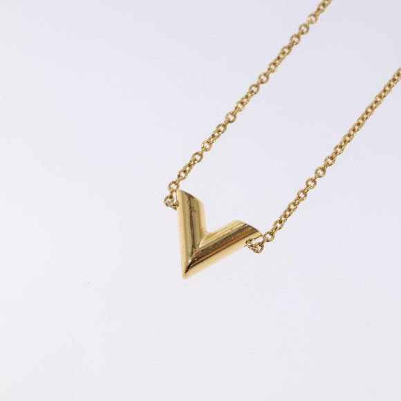 LOUIS VUITTON Essential V Bracelet Gold M61084 LV Auth 139434