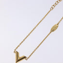 LOUIS VUITTON Essential V Bracelet Gold M61084 LV Auth 139434-4