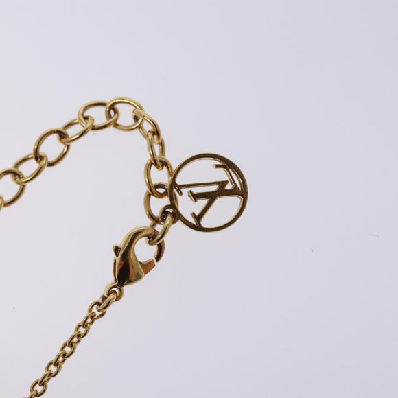 LOUIS VUITTON Essential V Bracelet Gold M61084 LV Auth 139434