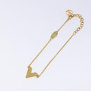 LOUIS VUITTON Essential V Bracelet Gold M61084 LV Auth 139434-9