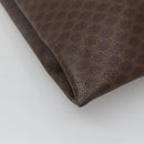CELINE Macadam Canvas Tote Bag PVC Leather Brown Auth 139440-11