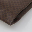 CELINE Macadam Canvas Tote Bag PVC Leather Brown Auth 139440-12