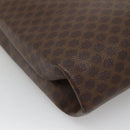 CELINE Macadam Canvas Tote Bag PVC Leather Brown Auth 139440-13