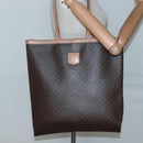 CELINE Macadam Canvas Tote Bag PVC Leather Brown Auth 139440-18